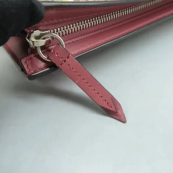 100% Authentic GUCCI Blooms Brown Canvas Clutch Bag 550-091724 - Picture 9 of 12